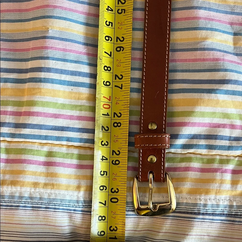 Girl’s Brown Cowhide Leather‎ Belt S-M